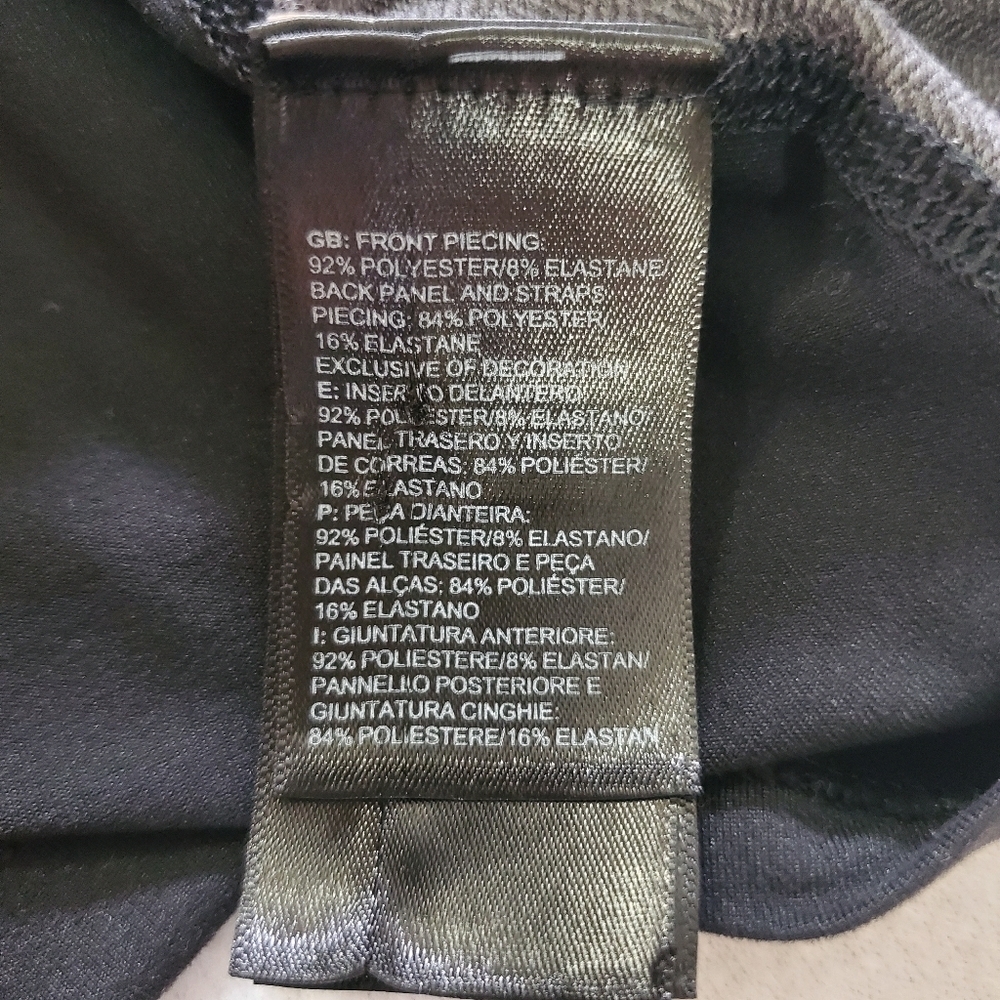 2010 * The North Face Flash Dry Racer Back Tank Gray Black Size M - Picture 4 of 10